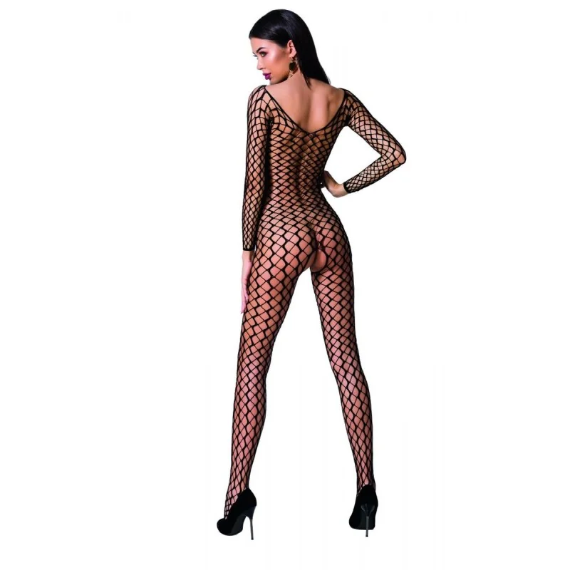 Schwarzer Ouvert Bodystocking Bs068 von Passion kaufen | Fesselliebe 2