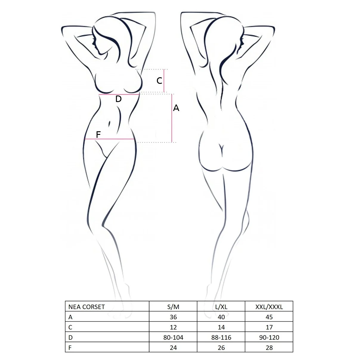 Schwarzes Corset Velia von Passion kaufen | Fesselliebe