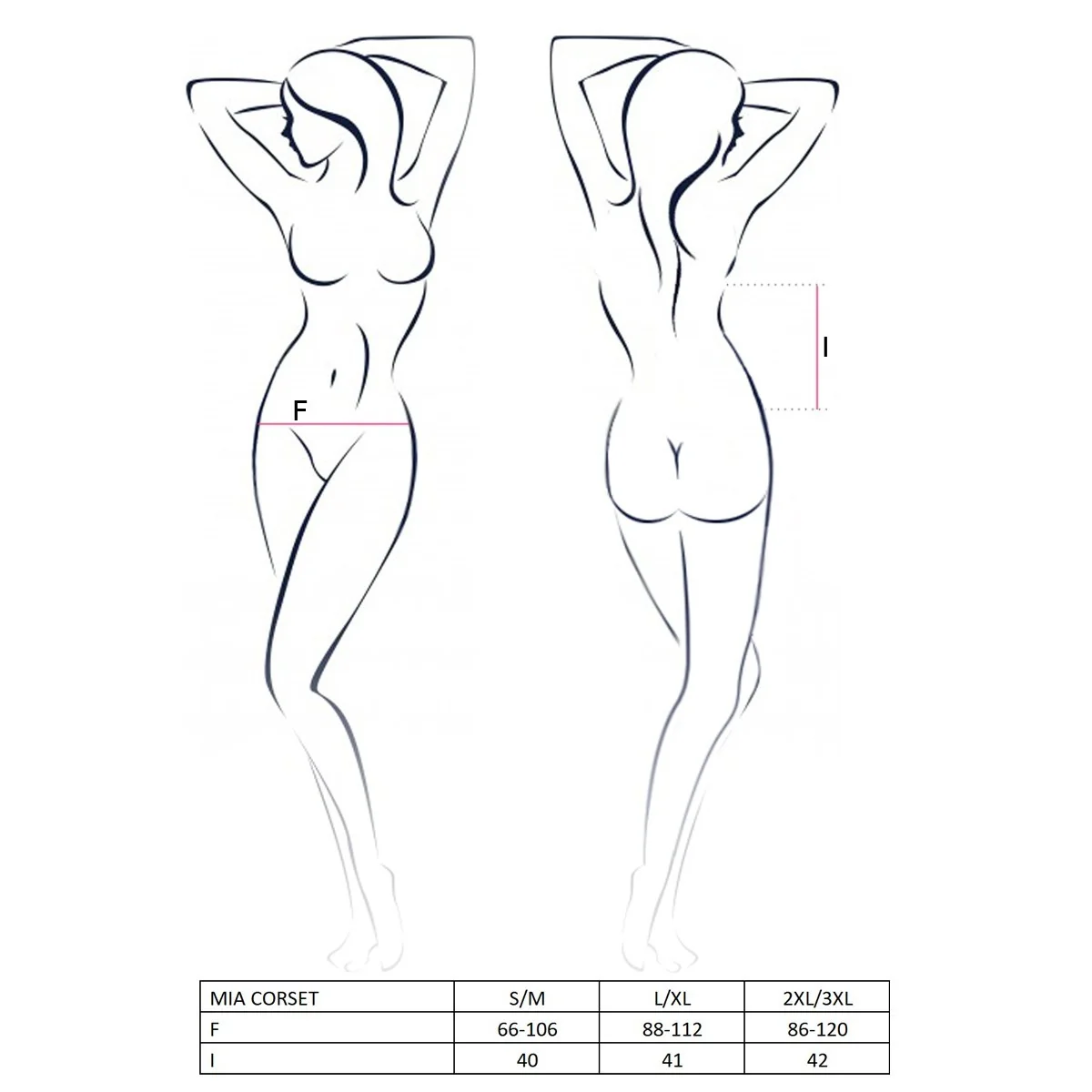 Ecru Corset Mia von Passion kaufen | Fesselliebe