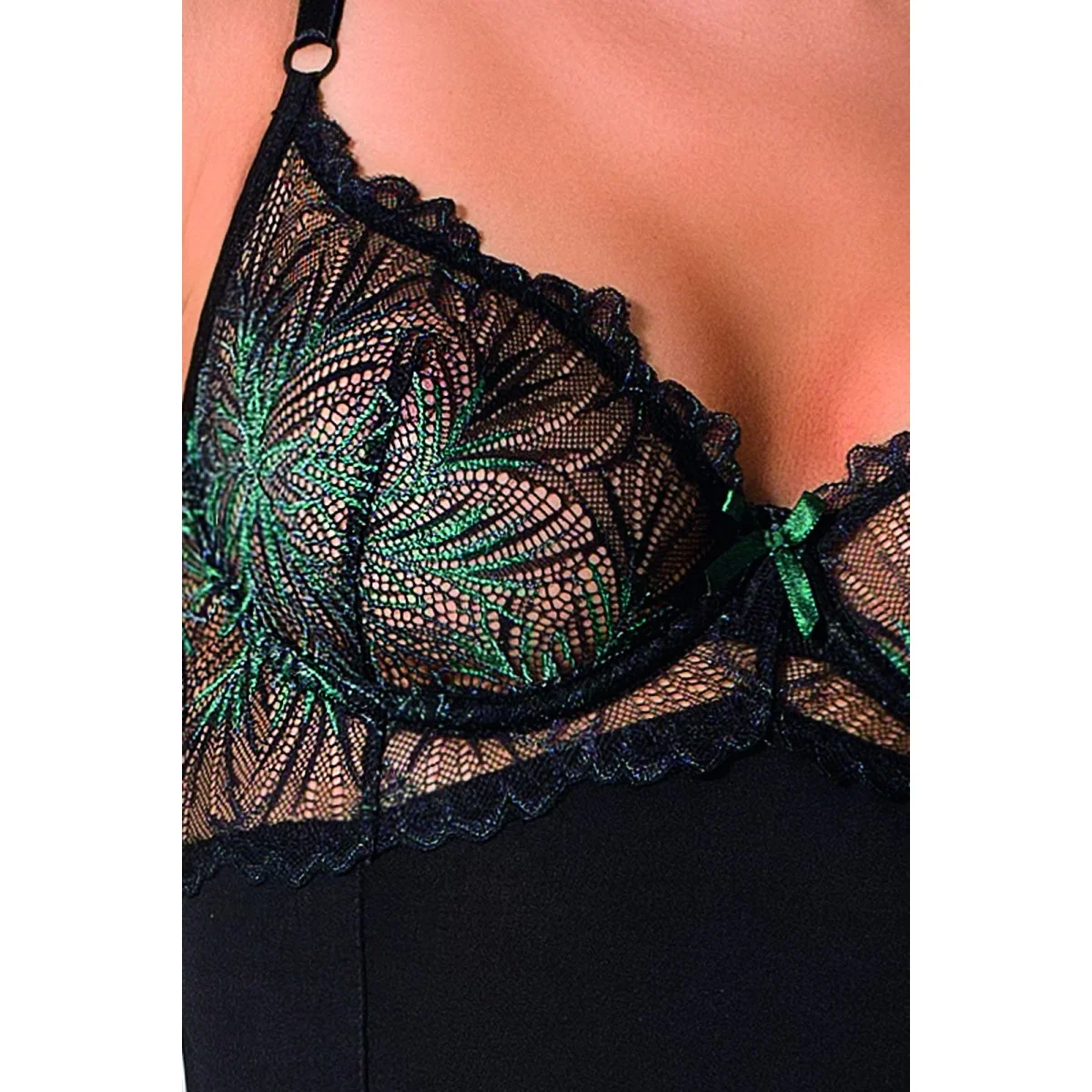 Schwarzes Corset Floris von Passion kaufen | Fesselliebe