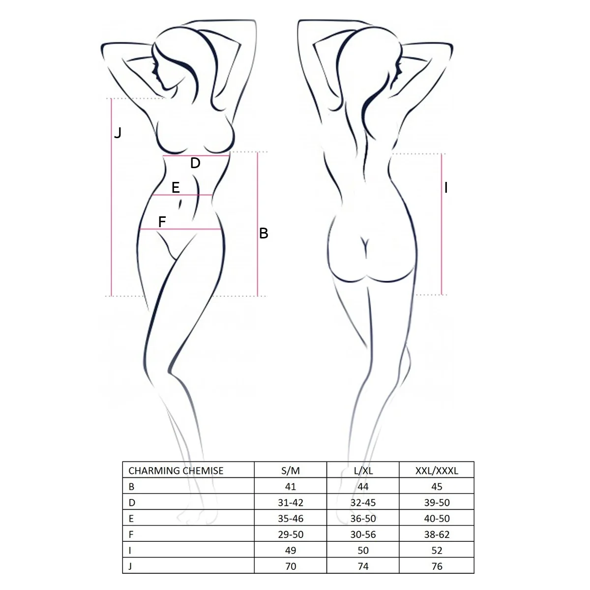 Schwarzes Paulina Set von Passion Erotic Line kaufen | Fesselliebe