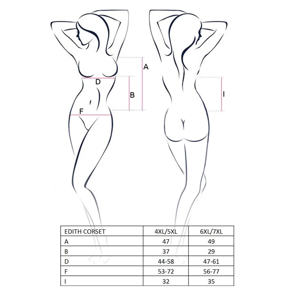 Schwarzes Straphemd Edith von Passion Plus Size kaufen | Fesselliebe