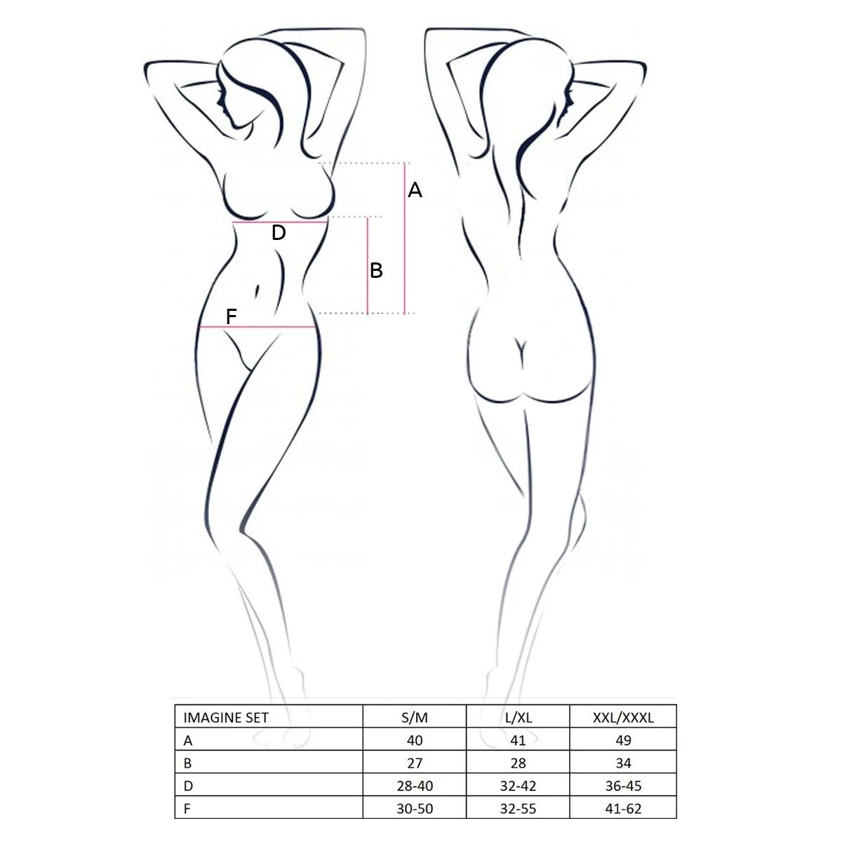 Schwarzes Imagine Set von Passion Erotic Line kaufen | Fesselliebe