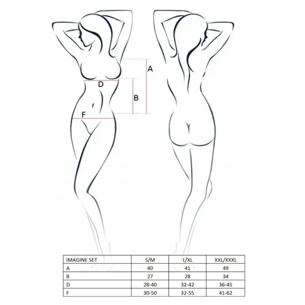 Schwarzes Imagine Set von Passion Erotic Line kaufen | Fesselliebe