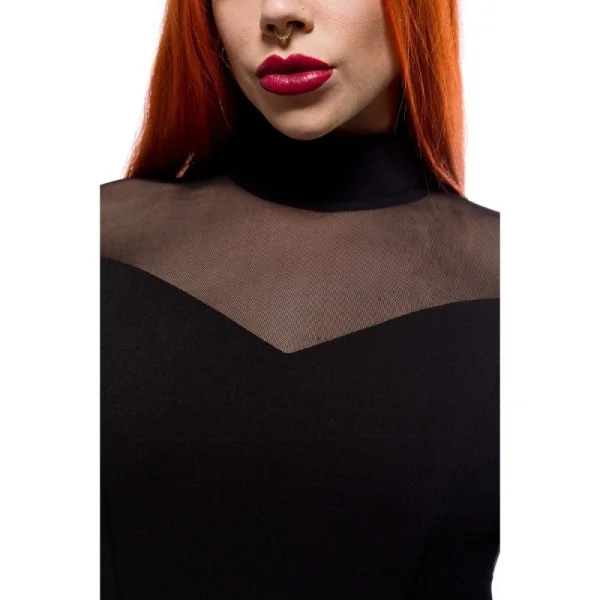 Kleid mit Netzeinsatz 90521 von Ocultica kaufen | Fesselliebe