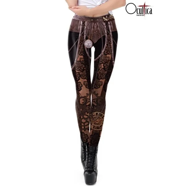 Steampunk Leggings 90515 von Ocultica kaufen | Fesselliebe