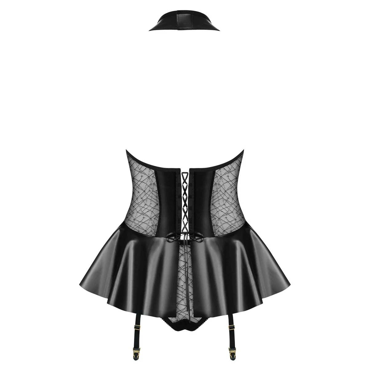 Corsage Schwarz 859-Cor-1 von Obsessive kaufen | Fesselliebe