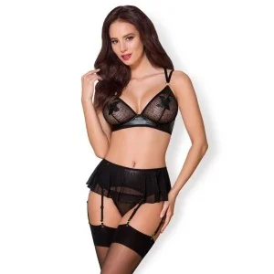 Set Schwarz 859-Seg-1 von Obsessive kaufen | Fesselliebe