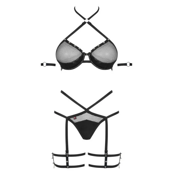 Set Schwarz 858-Set-1 von Obsessive kaufen | Fesselliebe