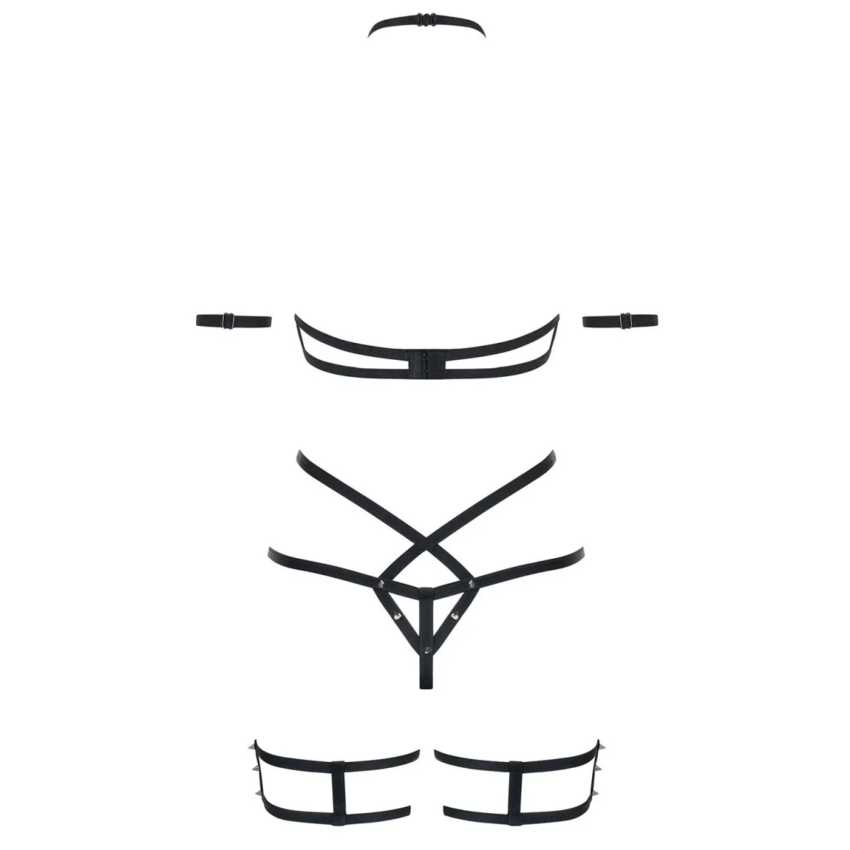 Set Schwarz 858-Set-1 von Obsessive kaufen | Fesselliebe