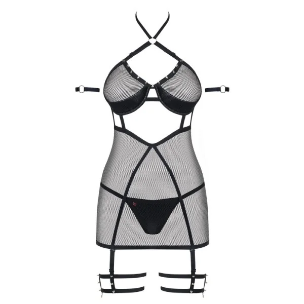 Chermise Schwarz 858-Che-1 von Obsessive kaufen | Fesselliebe