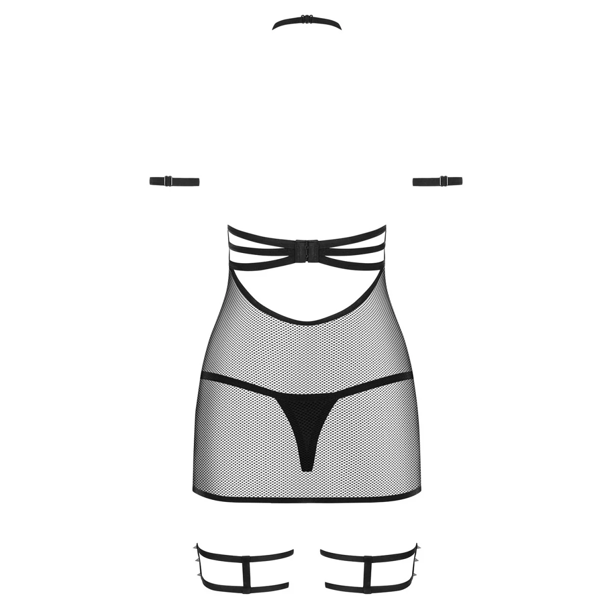 Chermise Schwarz 858-Che-1 von Obsessive kaufen | Fesselliebe