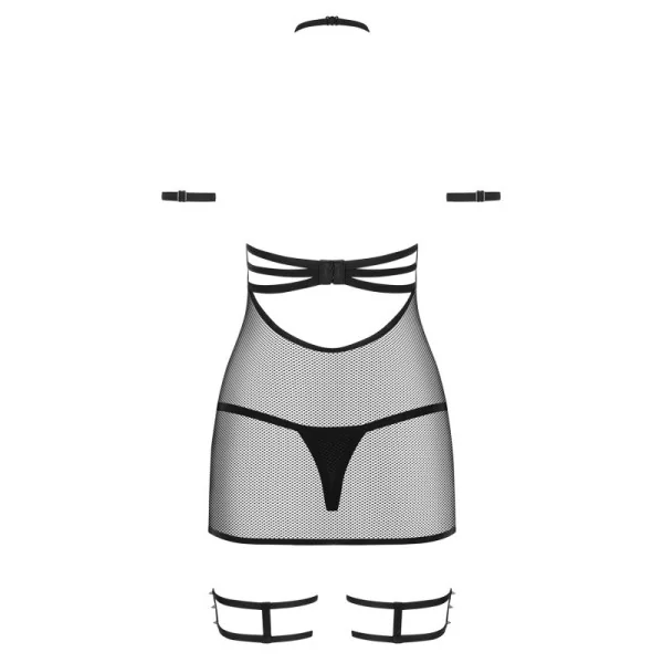 Chermise Schwarz 858-Che-1 von Obsessive kaufen | Fesselliebe