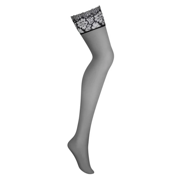 Straps-Stümpfe Schwarz 856-Sto-1 von Obsessive kaufen | Fesselliebe