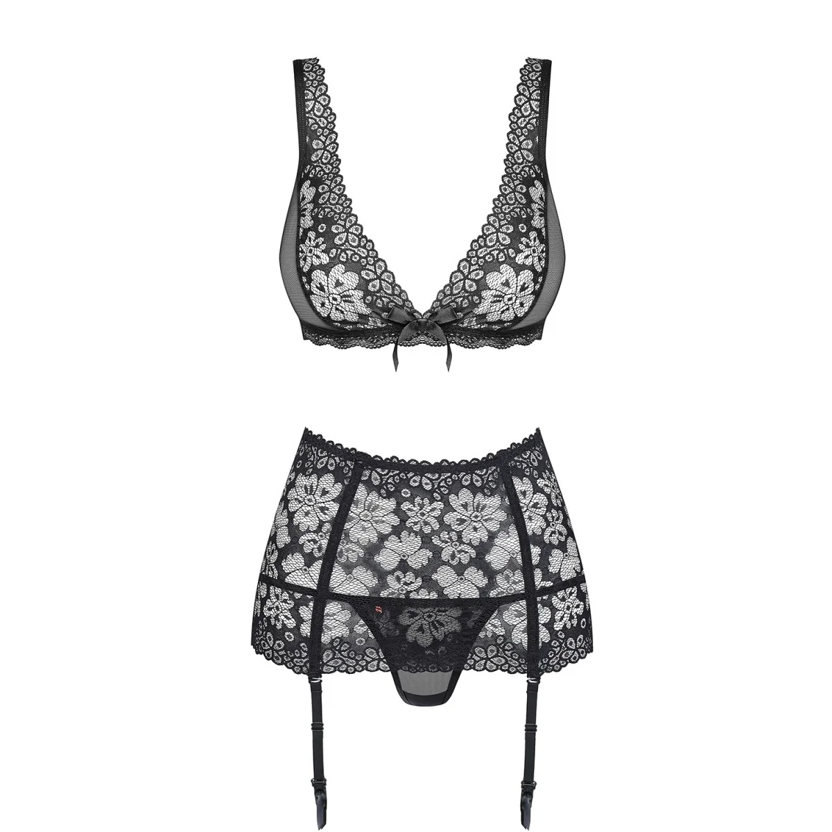 3-Teilges Set Schwarz 856-Seg-1 von Obsessive kaufen | Fesselliebe