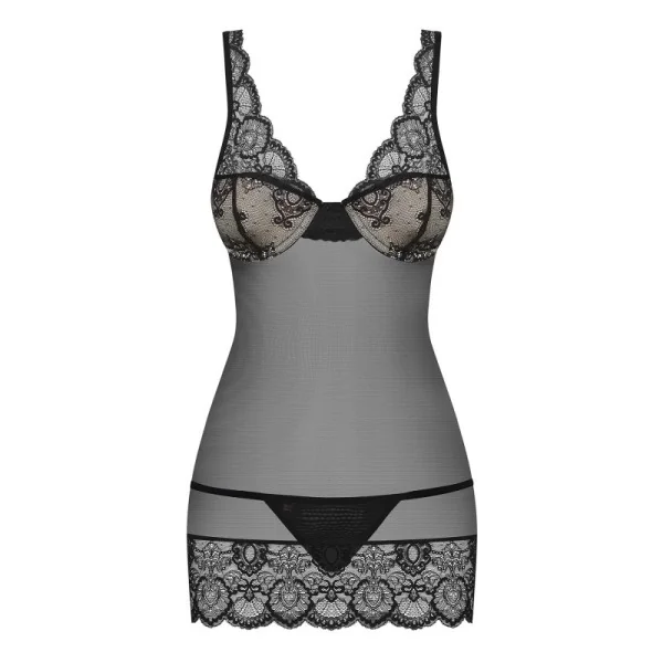 Chemise Schwarz 853-Che-1 von Obsessive kaufen | Fesselliebe