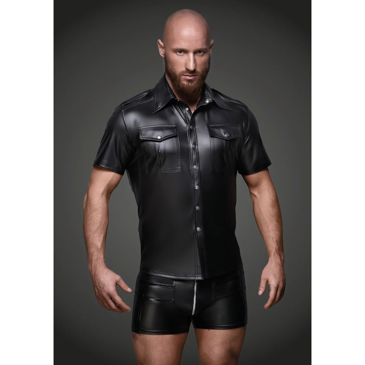 Schwarzes T-Shirt H011 von Noir Handmade kaufen | Fesselliebe