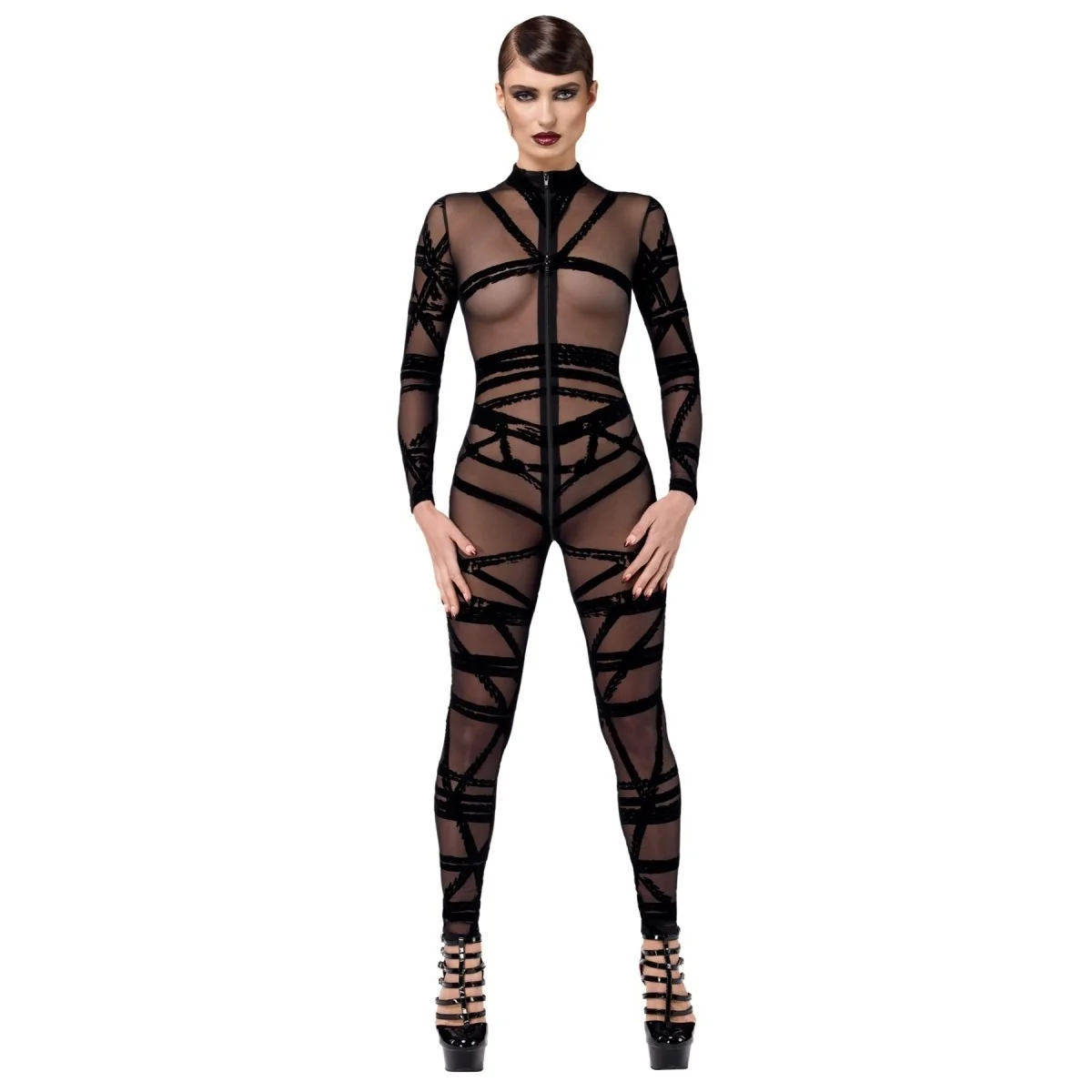 F357 BONDESQUE CATSUIT VON NOIR HANDMADE