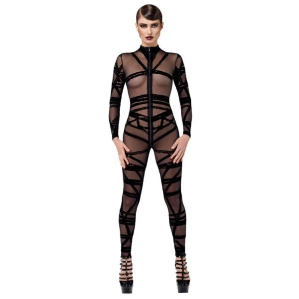 F357 BONDESQUE CATSUIT VON NOIR HANDMADE