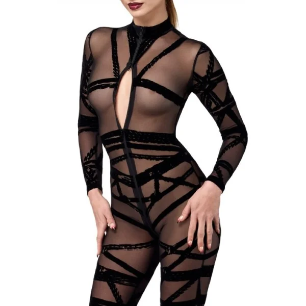 F357 BONDESQUE CATSUIT VON NOIR HANDMADE