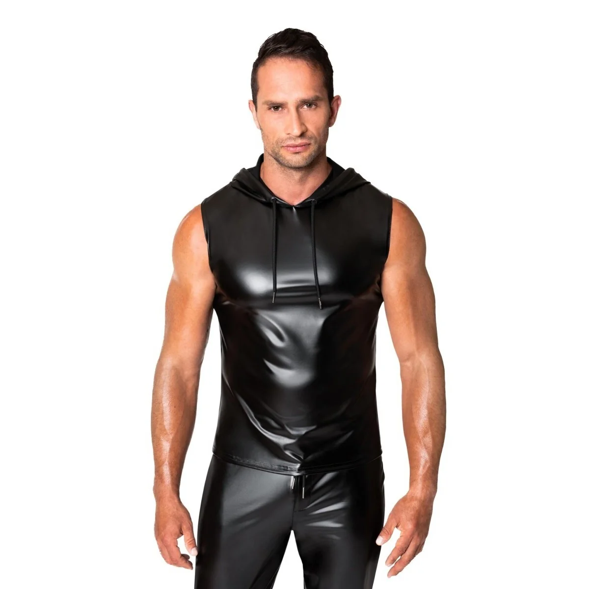 Ärmelloses Kapuzenshirt H081 von Noir Handmade Chaos Collection kaufen | Fesselliebe