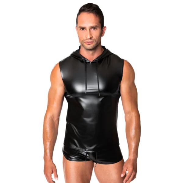 Ärmelloses Kapuzenshirt H081 von Noir Handmade Chaos Collection kaufen | Fesselliebe