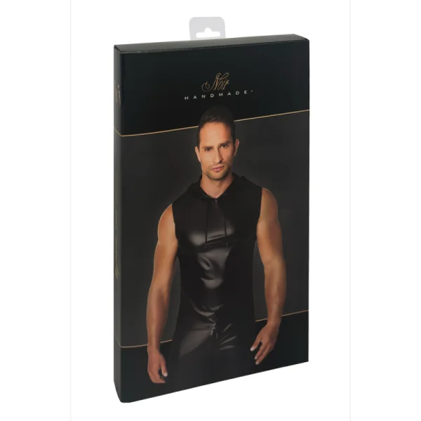 Ärmelloses Kapuzenshirt H081 von Noir Handmade Chaos Collection kaufen | Fesselliebe