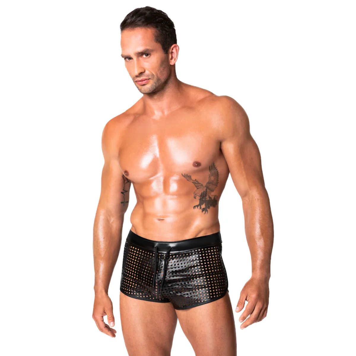 Schwarze Shorts H079 von Noir Handmade Chaos Collection kaufen | Fesselliebe