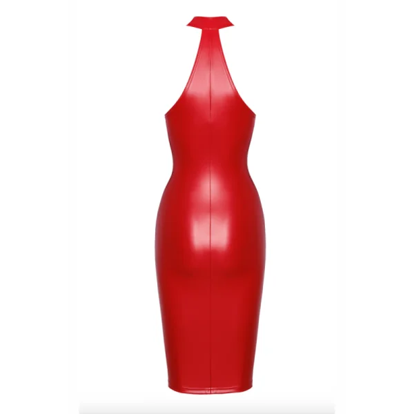 Halblanges Wetlook Kleid F354 von Noir Handmade Orgia Collection kaufen | Fesselliebe