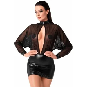 Tüll-Minikleid mit Wetlook F348 von Noir Handmade kaufen | Fesselliebe