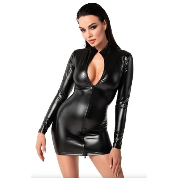 F330 Wetlook Minikleid von Noir Handmade kaufen | Fesselliebe