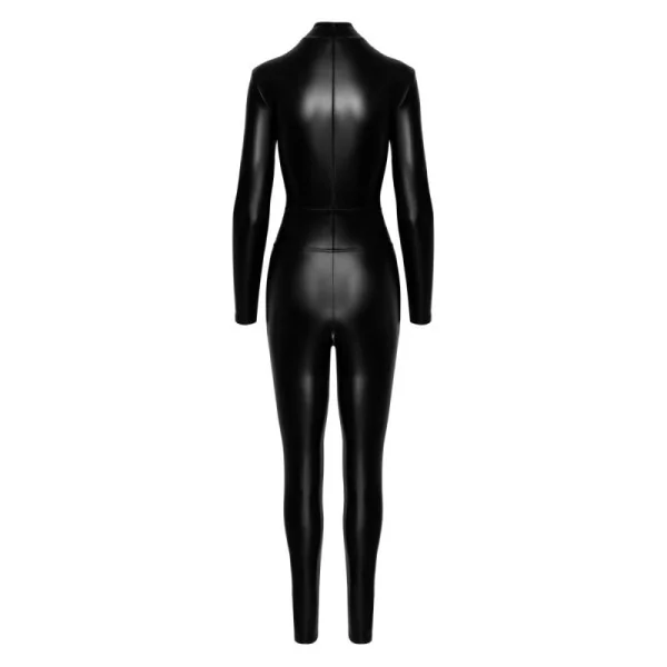 F319 Powerwetlook Catsuit mit Reißverschluss und Ring von Noir Handmade kaufen | Fesselliebe