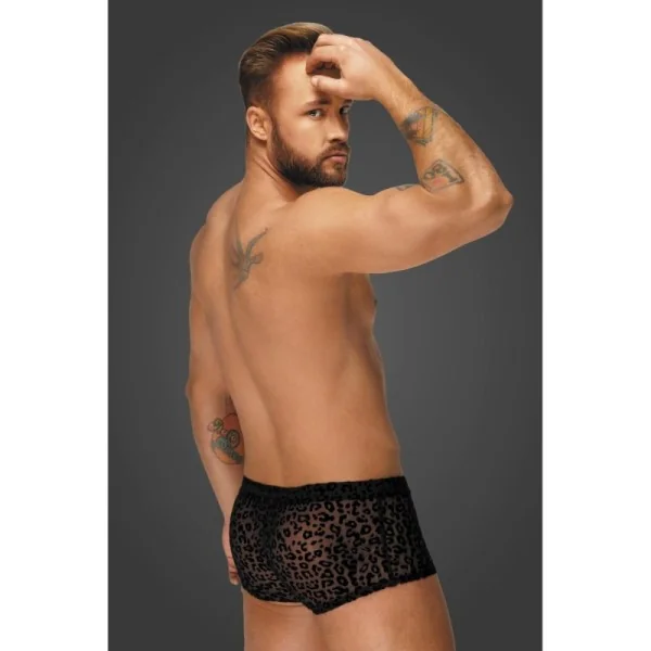 Leopard Flock Shorts H072 von Noir Handmade Aplpha Collection kaufen | Fesselliebe
