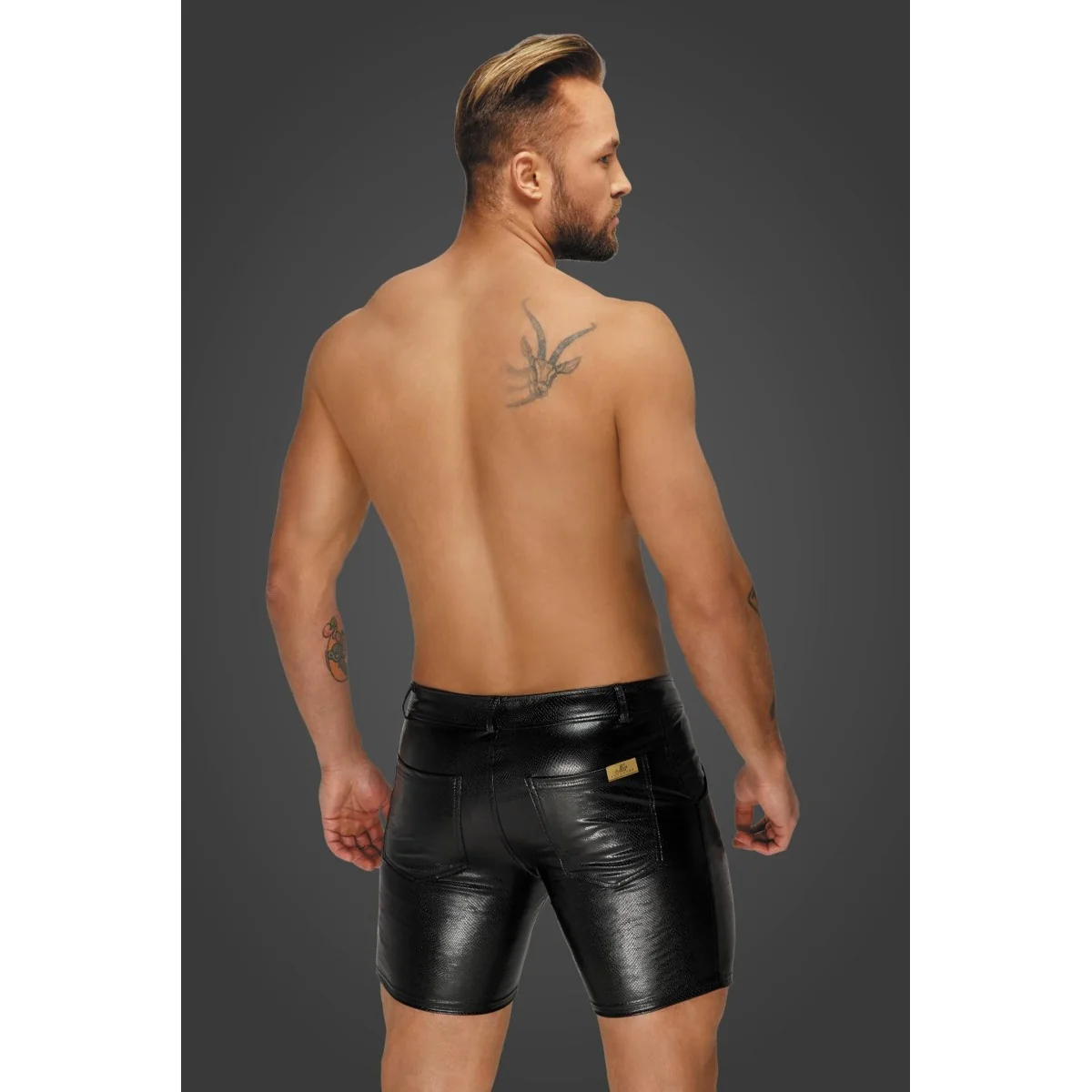 Snake Wetlook Shorts H068 von Noir Handmade Alpha Collection kaufen | Fesselliebe