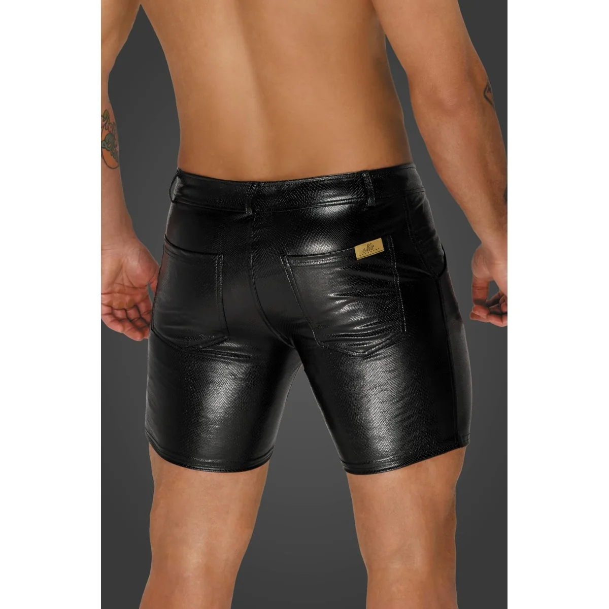 Snake Wetlook Shorts H068 von Noir Handmade Alpha Collection kaufen | Fesselliebe