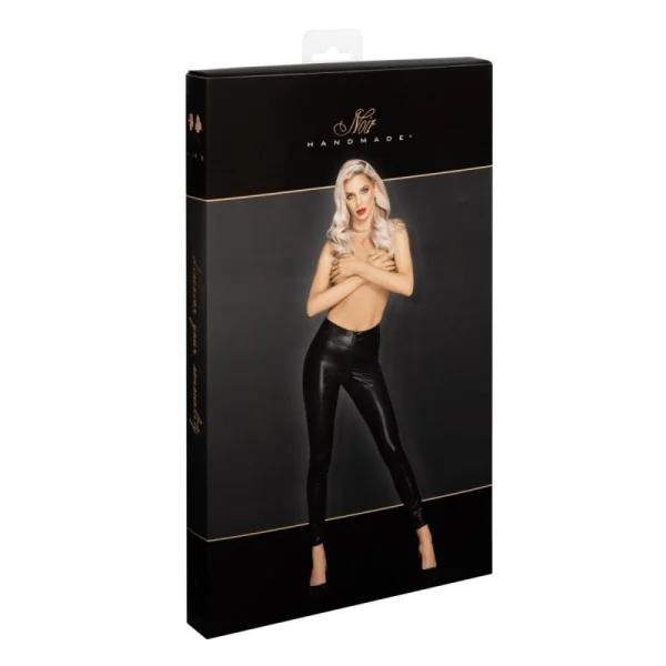 F274 Snake Wetlook Leggings mit Reißverschluss von Noir Handmade kaufen | Fesselliebe