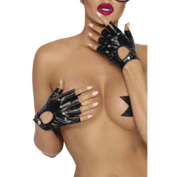 Kurzer Powerwetlook Handschuh F264 von Noir Handmade Fucking Fabulous Collection kaufen | Fesselliebe