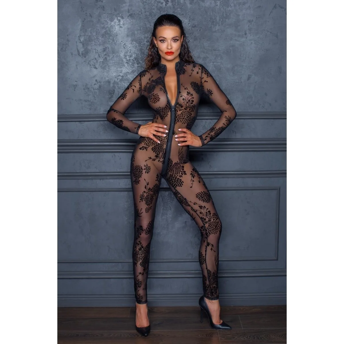 Schwarzer Overall F237 von Noir Handmade Fucking Fabulous Collection kaufen | Fesselliebe