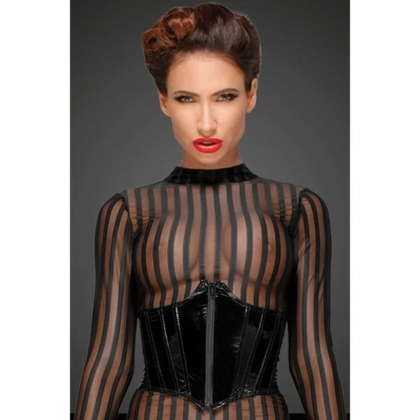 Klassisches Kleid aus Weichem und Elastischen Tüll F182 von Noir Handmade Decadence Collection kaufen | Fesselliebe