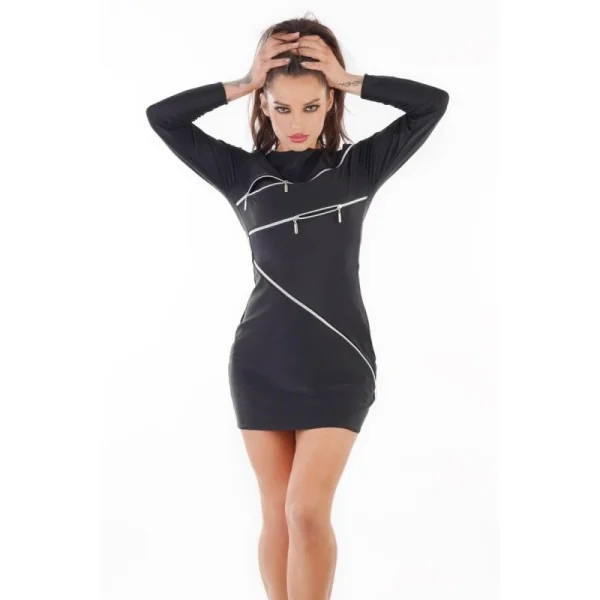 Schwarzes Minikleid Ms-D0205 von Meseduce kaufen | Fesselliebe