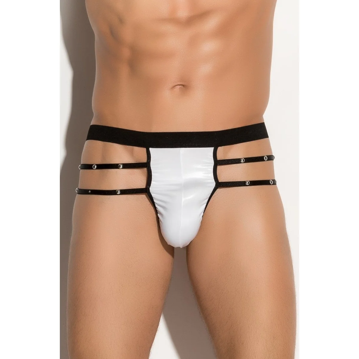 Aron Multistrap Jock G String Weiß von Meseduce kaufen | Fesselliebe