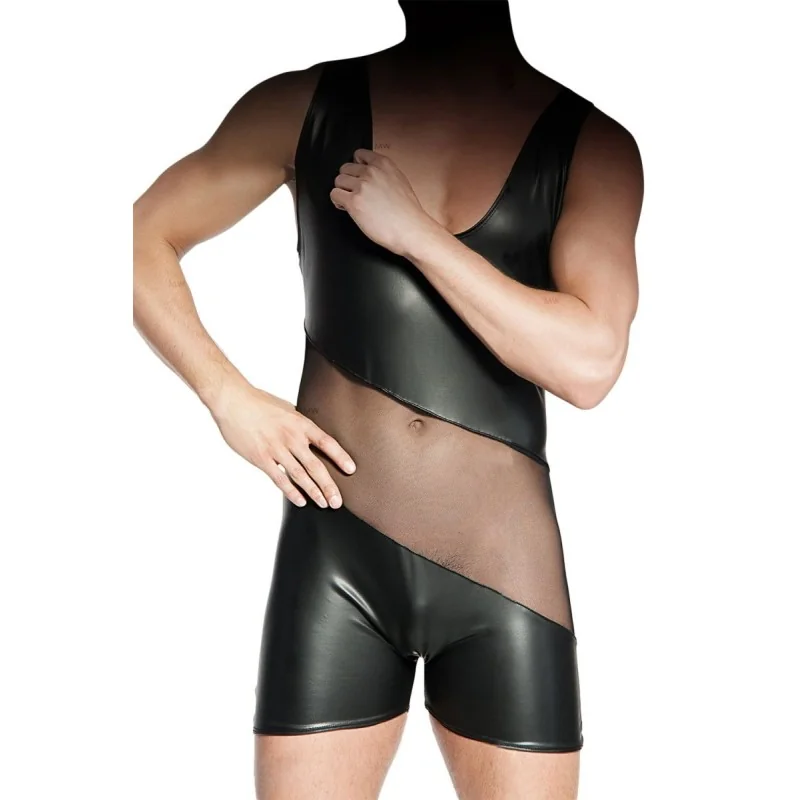 Schwarzes Herren-Body Damien von Meseduce kaufen | Fesselliebe