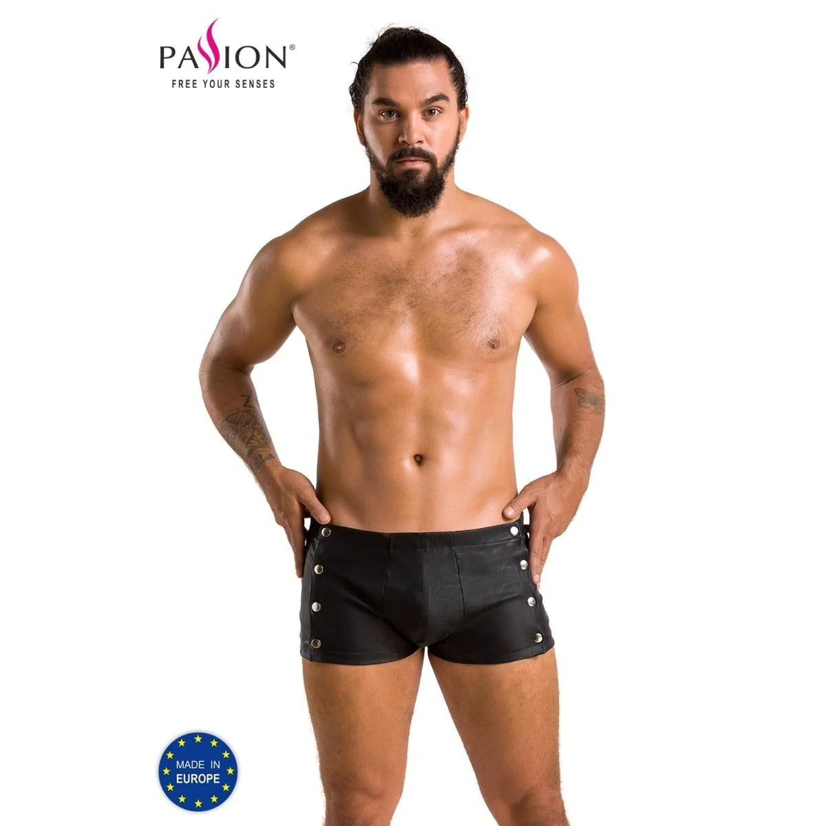 Schwarzer Herren Shorts 048 von Passion kaufen | Fesselliebe