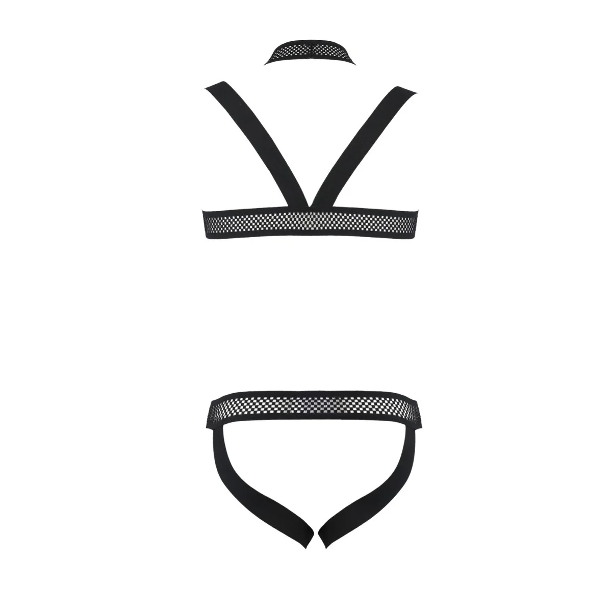 Schwarzes Harness Set 043 von Passion kaufen | Fesselliebe