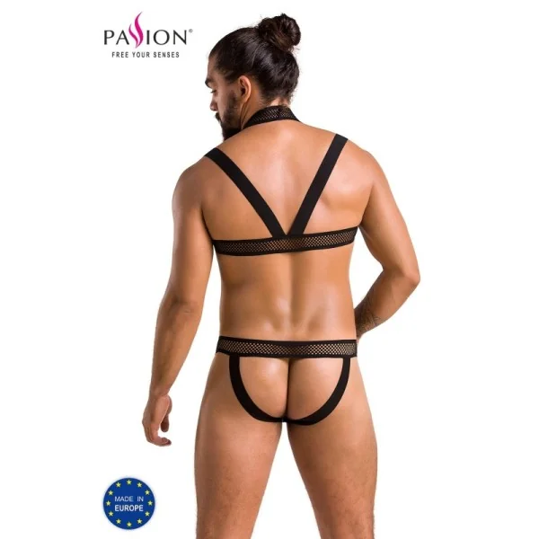 Schwarzes Harness Set 043 von Passion kaufen | Fesselliebe
