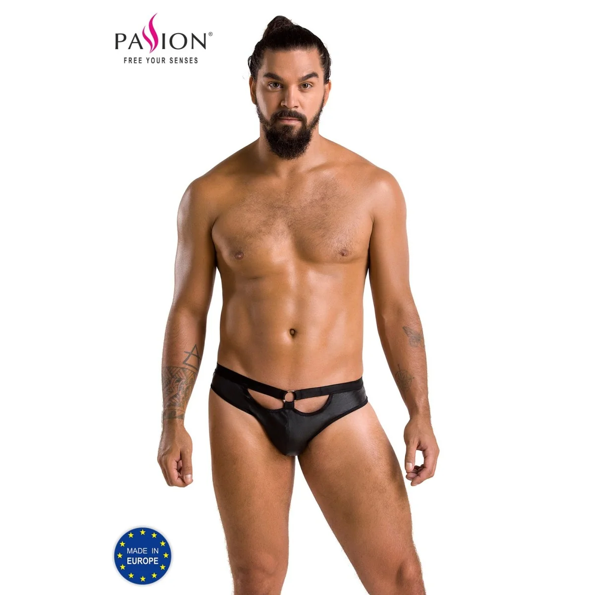 Schwarzer Männer Slip Ouvert 041 von Passion kaufen | Fesselliebe