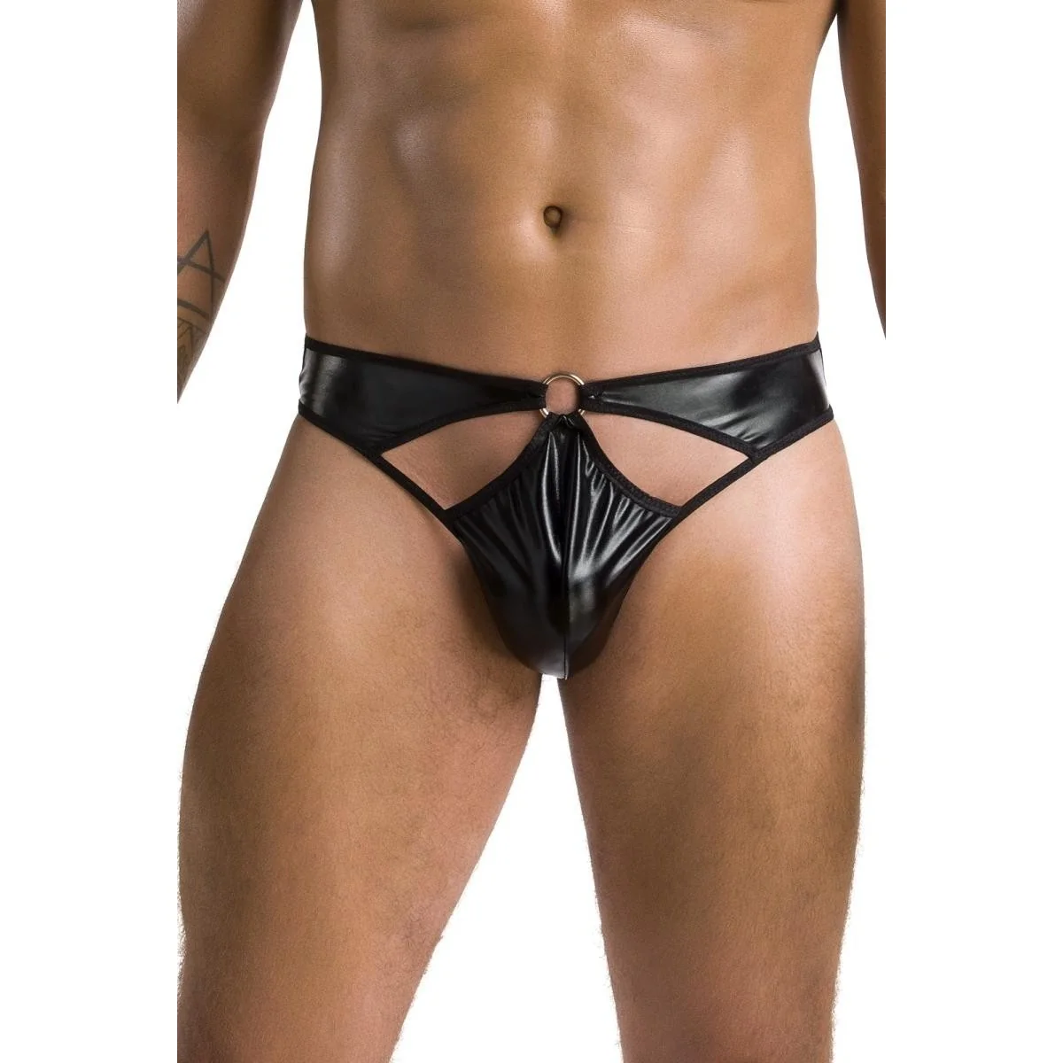 Schwarzer Männer String 033 von Passion kaufen | Fesselliebe