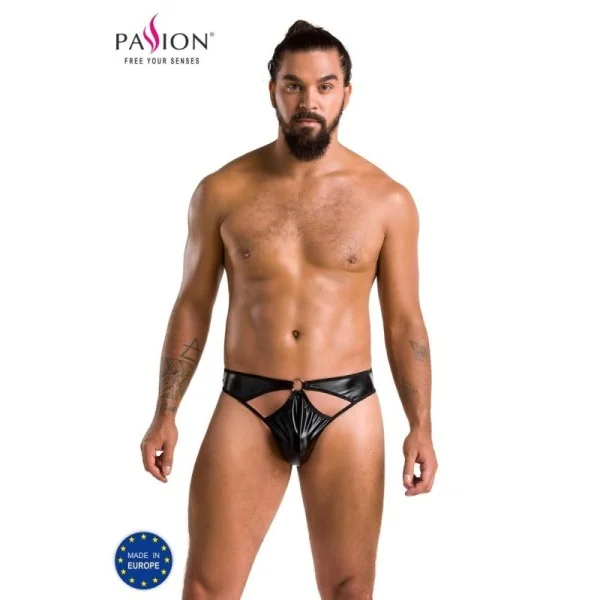 Schwarzer Männer String 033 von Passion kaufen | Fesselliebe