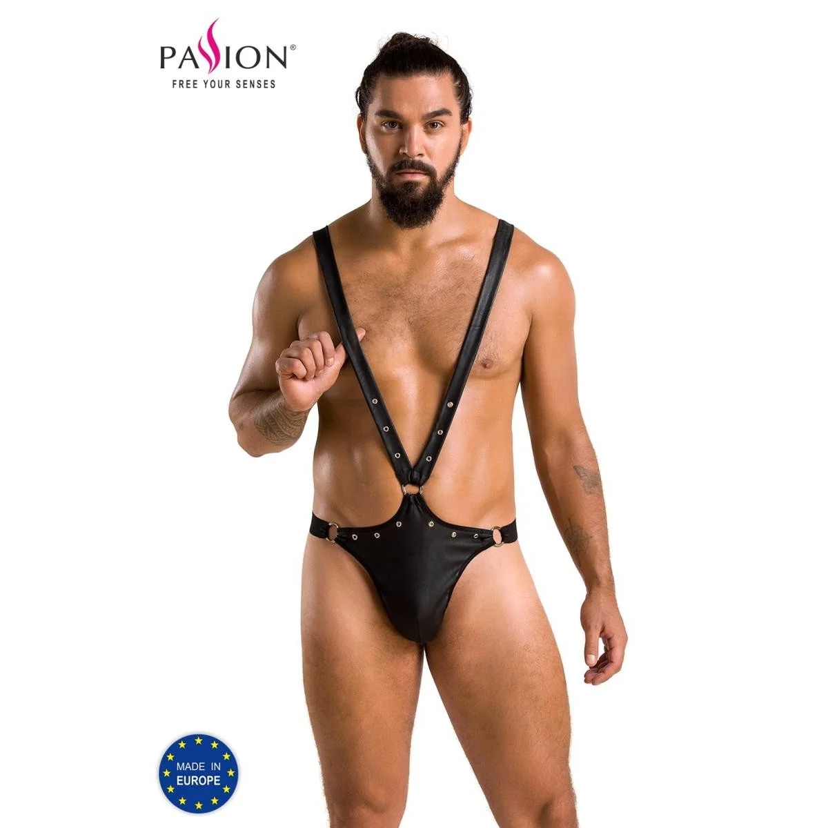 Schwarzer String-Body 028 von Passion kaufen | Fesselliebe