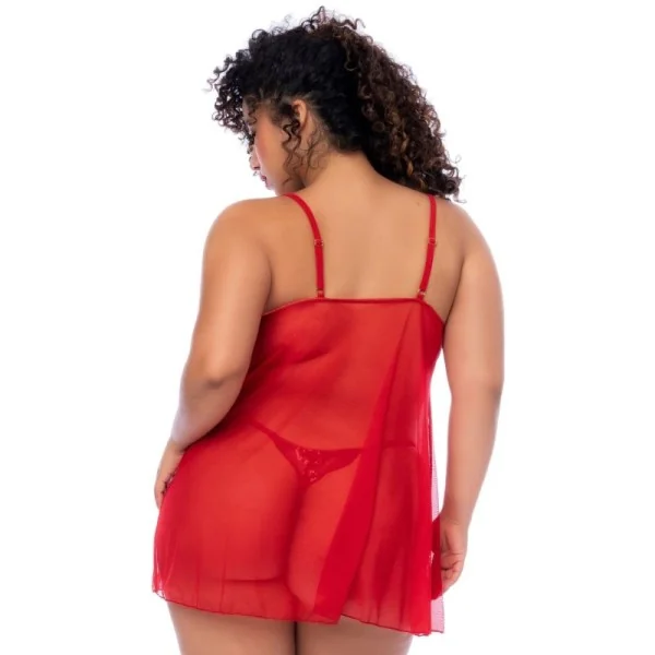 rotes Babydoll - MAL7559XRED von Mapalé kaufen | Fesselliebe